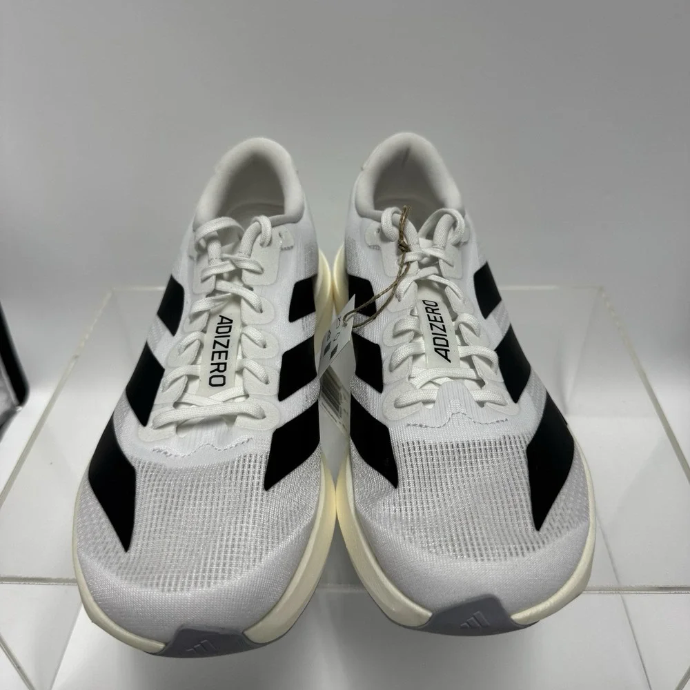 Adidas Evo SL White Black JH6206 Running Shoes Sneakers Men's Size 8.5 Worn 1X